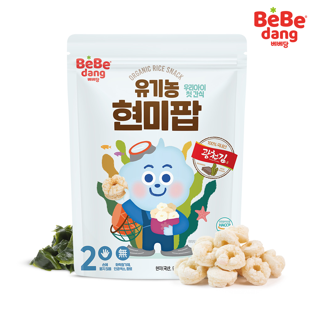 유기농 현미팝 광천김 50g