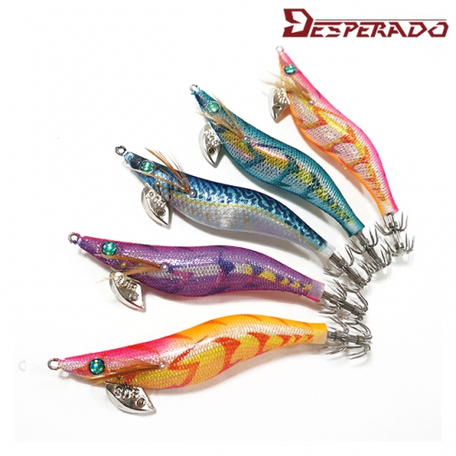 데스페라도 에기스타 쉘로우 3.0호 무늬오징어 한치 문어 갑오징어 하드베이트 에기 에깅