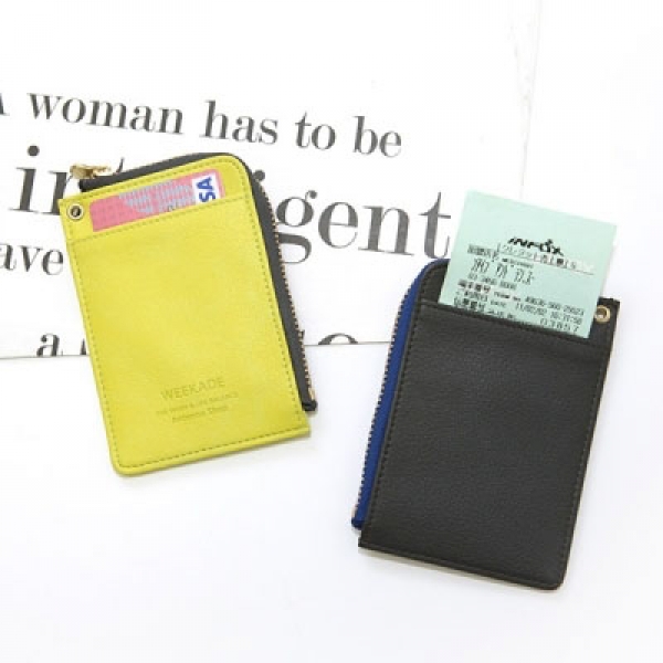 WEEKADE Zipper slit wallet