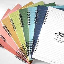 엘리트 더블스프링 유선노트