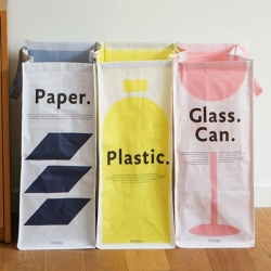 타포린 분리수거함 세트 - Simply (3개1세트)