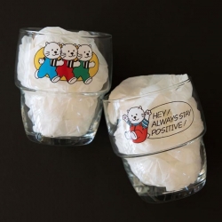 빈티지 미니 유리컵 2P 세트 - 01 Poti