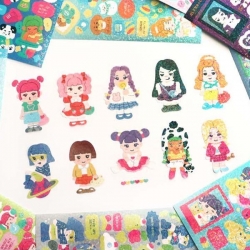 알파걸 스티커 (10종)