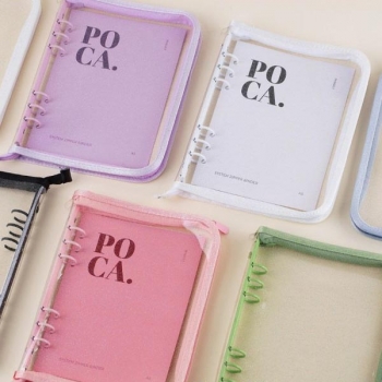 미뉴잇 투명 지퍼바인더 A5