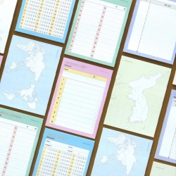 텐스쿨 점착 메모지 (중고생 30매 스티키메모지)