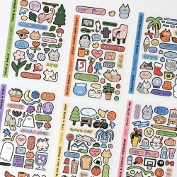 두들 리무버블 스티커팩 다꾸 다이어리 데코