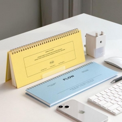 플로우 위클리 플래너 탁상 주간 다이어리 데스크 스케줄러