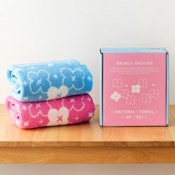 Brunch Brother 패턴 수건 / 2P 세트