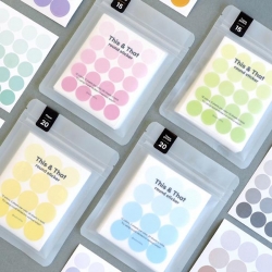 디스앤뎃 원형 스티커 세트