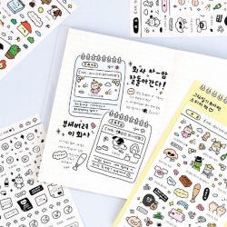 워너디스 그림일기 회사편 스티커 팩