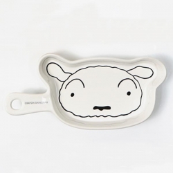 짱구는못말려 플레이트 - 흰둥이 얼굴