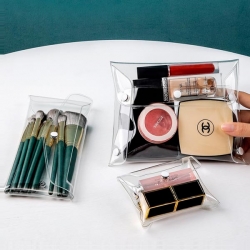 투명 PVC 다용도 메이크업 파우치