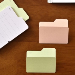 스티키메모파일 (접어 쓰는 점착식 메모지)