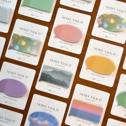 모이스트 토크잇 (반투명 점착 메모지) - 스퀘어/라운드