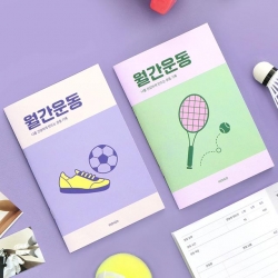 월간운동 플래너(1개월 데일리 식단일기 식사기록 다이어트)