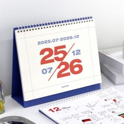 (25-26) 기본 18개월 탁상 달력 (25년 7월-26년 12월)