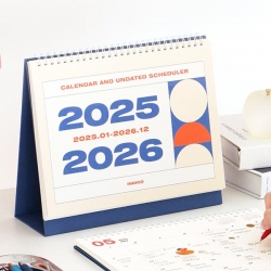 기본 2년 탁상 달력 v.4 (25년 1월26년 12월 날짜 만년)