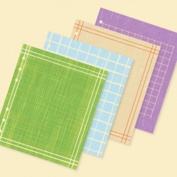 A6 WIDE 6공 컬러 펜슬 리필 속지
