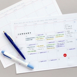 먼슬리 데스크 패드 리필 속지 (만년형)