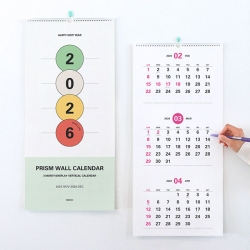 2026 프리즘 3단 벽걸이 달력 (대형 캘린더)