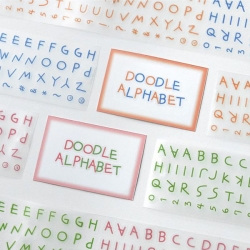 두들 알파벳 키스컷 테이프