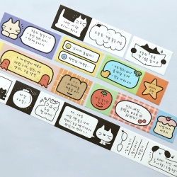 두들 점착 롤메모지 메모롤 테이프