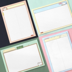 B5 이겨낸다 노트패드 떡메모지 메모패드