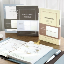 저니 6공 바인더 A5 다이어리 속지세트 만년 플래너