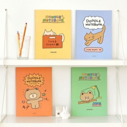 두들 라인노트 B5 스프링 유선 공책