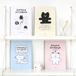 두들 모눈노트 B5 스프링 그리드 공책