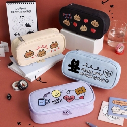 두들 펜파우치 학생 대용량 필통