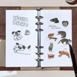 [A6] 새틴 레이어북 리필 속지 - 이형지