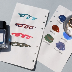 [A6] 새틴 레이어북 리필 속지 S50 - 무지 노트