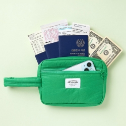패밀리 패스포트 스트랩 파우치