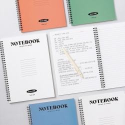 베이직 라인 노트 B5_스프링 공부 필기