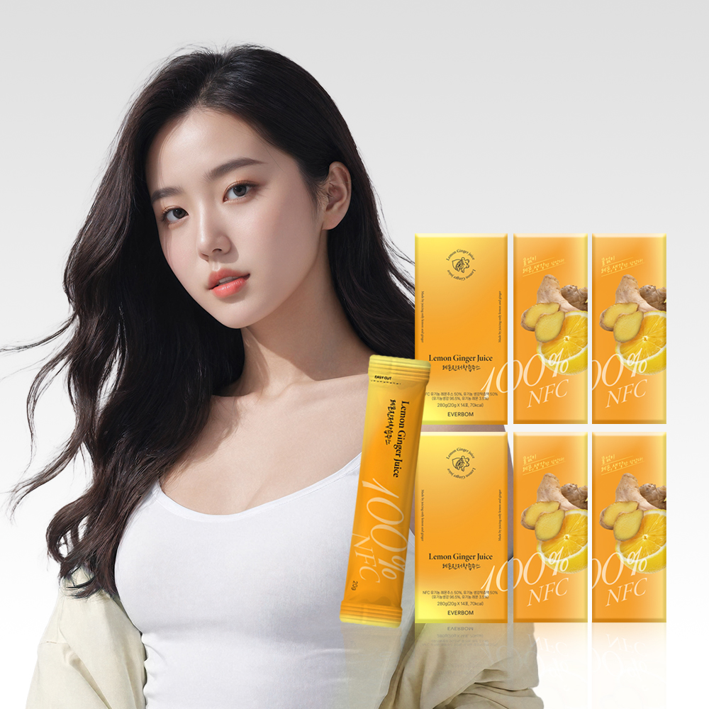 에버봄 레몬진저착즙주스 6box