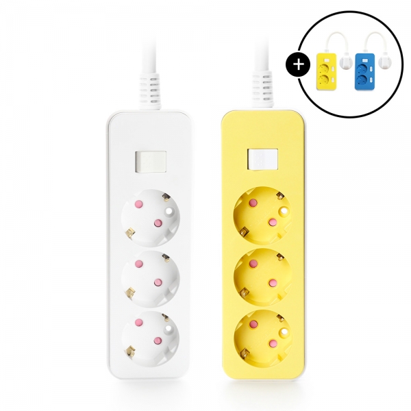 더좋은 프리미엄 멀티탭 통합 스위치 3구