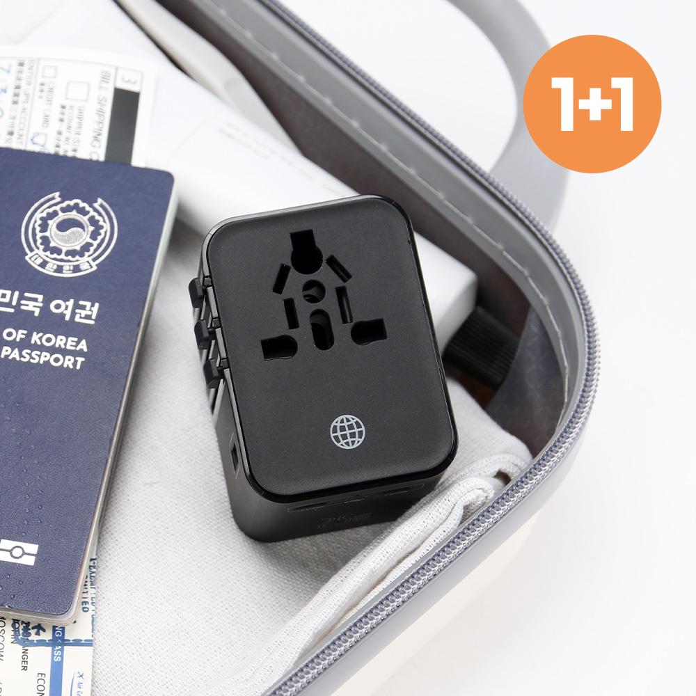 [신제품] 아이정 25W 고속충전 해외 여행 멀티 어댑터
