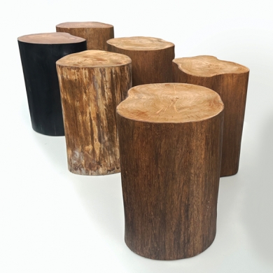 티크 스툴 티크비정형스툴