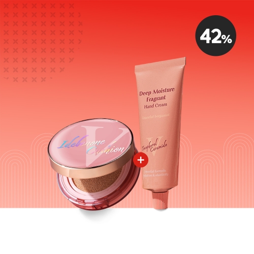 🌄설맞이특가 울트라브이 루미너스 이데베논 쿠션+딥 모이스춰 프라그란트 핸드크림