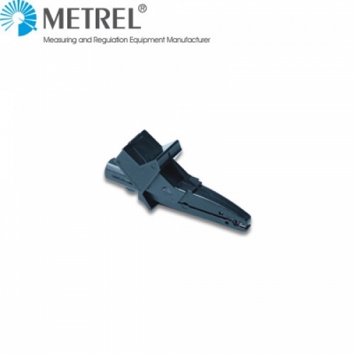 (METREL) Crocodile clip (black) A-1013