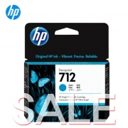 [SALE] HP 712 정품 플로터잉크 3ED67A 파랑 C (29ml)