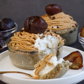 몽블랑 보늬밤 케이크