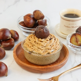 몽블랑 보늬밤 케이크