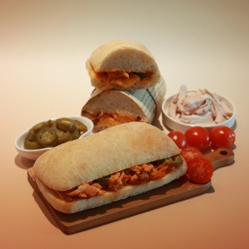 스파이시 치킨 치아바타 샌드위치
