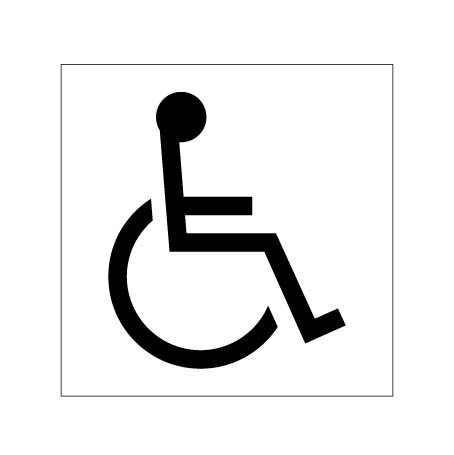 바닥장애인주차표시-포멕스판