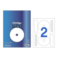 CD/DVD용라벨(IJ-3642AP/100매/한국폼텍)