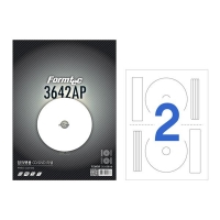 CD/DVD용라벨(PS-3642AP/10매/한국폼텍)
