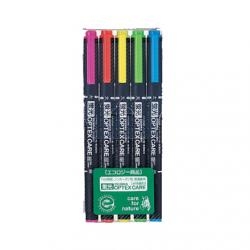 형광펜(OPTEX/10색,5색,3색세트,1개씩/ZEBRA)