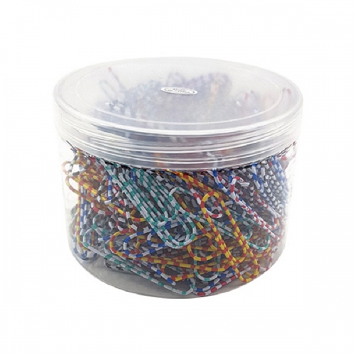 줄무늬 클립3, 50mm-원통케이스(250pcs)